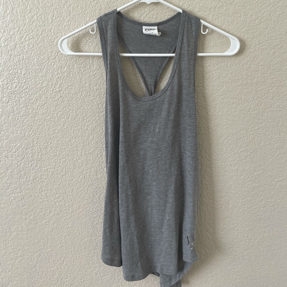 VS PINK GRAY YOGA TOP
